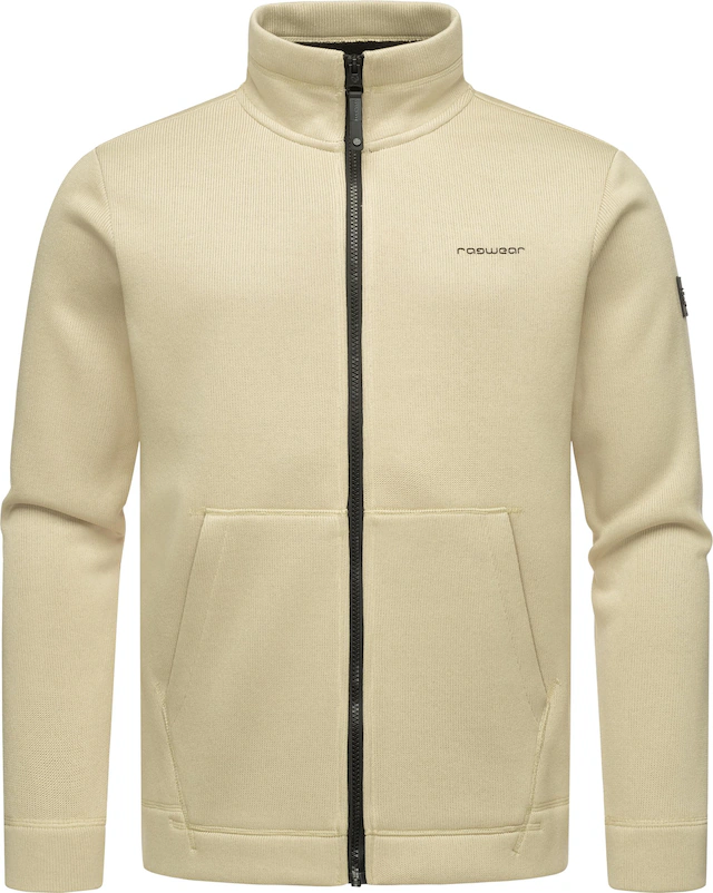 Ragwear Sweatjacke »Fabbian Collar« Herren Basic Feinstrick-Jacke