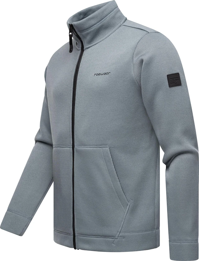 Ragwear Sweatjacke »Fabbian Collar« Herren Basic Feinstrick-Jacke