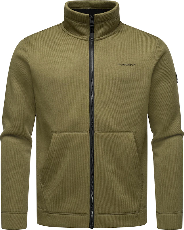 Ragwear Sweatjacke »Fabbian Collar« Herren Basic Feinstrick-Jacke