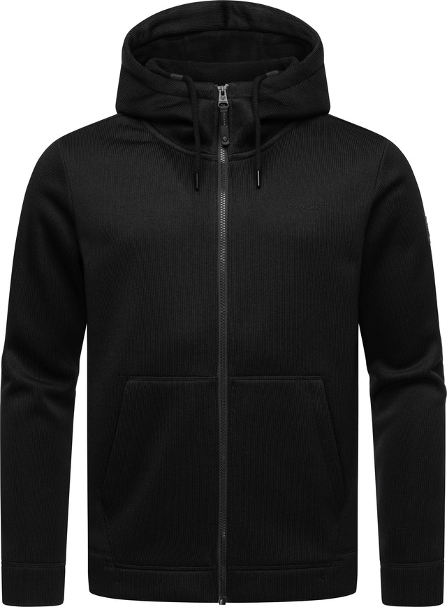 Ragwear Kapuzenstrickjacke »Fabian« Herren Basic Rippstrick-Jacke mit Kapuze