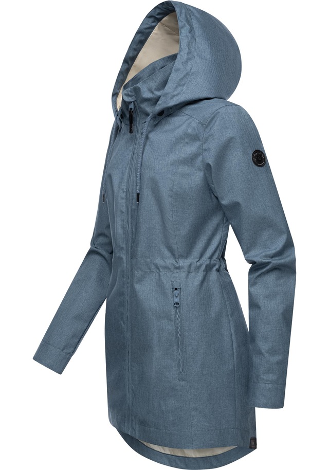 Ragwear Kurzmantel »Dakkota II« Wasserdichter Outdoormantel für die Übergangszeit