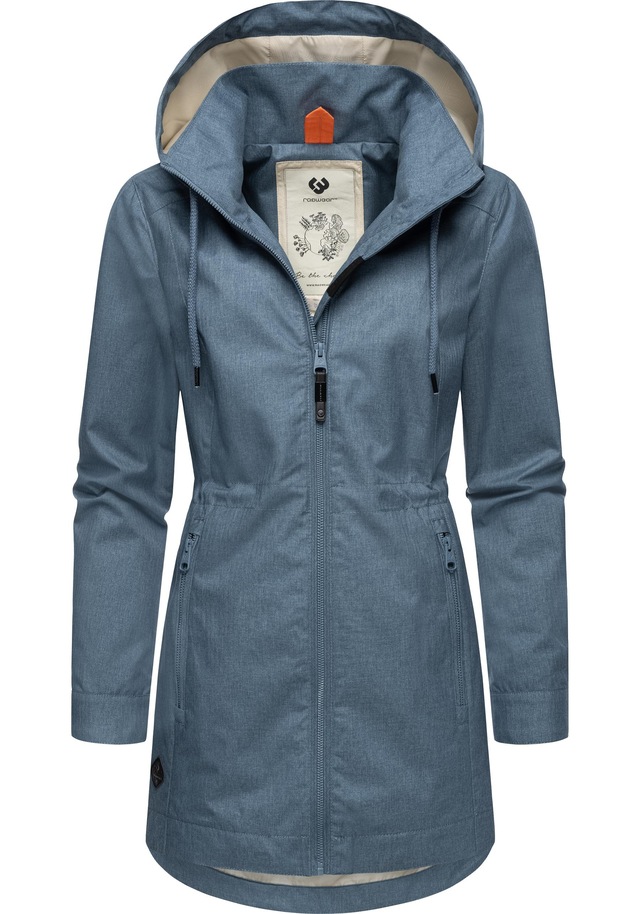 Ragwear Kurzmantel »Dakkota II« Wasserdichter Outdoormantel für die Übergangszeit