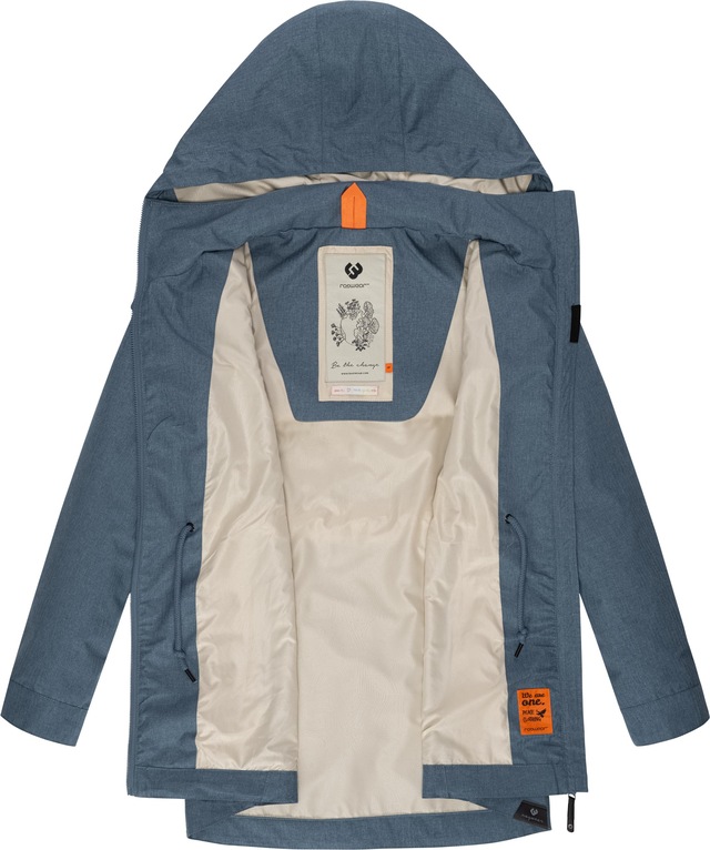 Ragwear Kurzmantel »Dakkota II« Wasserdichter Outdoormantel für die Übergangszeit
