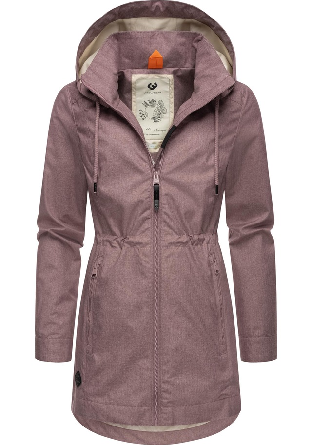 Ragwear Kurzmantel »Dakkota II« Wasserdichter Outdoormantel für die Übergangszeit