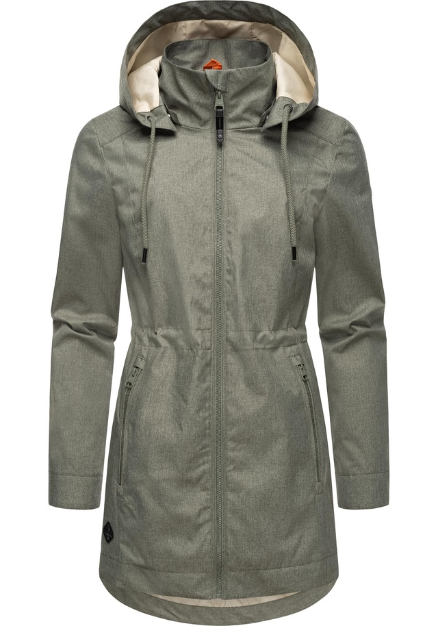 Ragwear Kurzmantel »Dakkota II« Wasserdichter Outdoormantel für die Übergangszeit