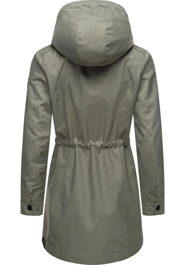 Ragwear Kurzmantel »Dakkota II« Wasserdichter Outdoormantel für die Übergangszeit