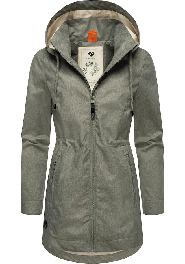 Ragwear Kurzmantel »Dakkota II« Wasserdichter Outdoormantel für die Übergangszeit