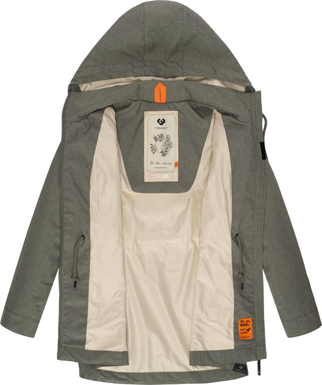 Ragwear Kurzmantel »Dakkota II« Wasserdichter Outdoormantel für die Übergangszeit