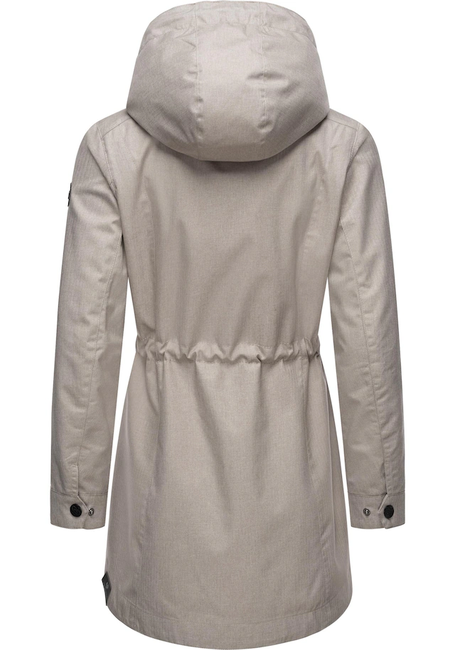 Ragwear Kurzmantel »Dakkota II« Wasserdichter Outdoormantel für die Übergangszeit