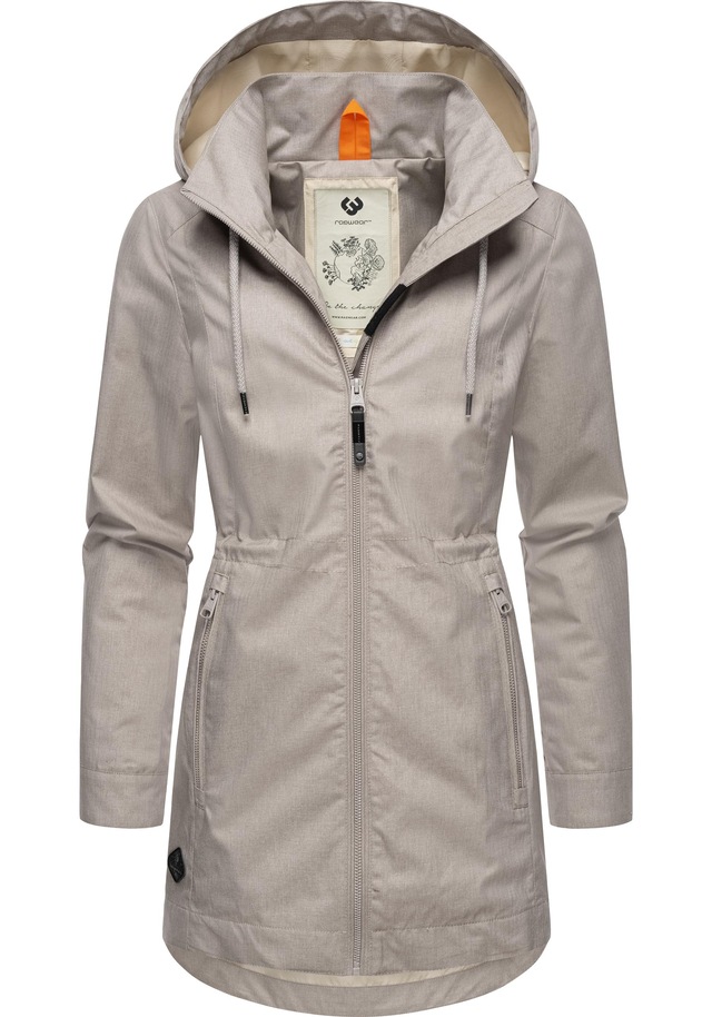 Ragwear Kurzmantel »Dakkota II« Wasserdichter Outdoormantel für die Übergangszeit