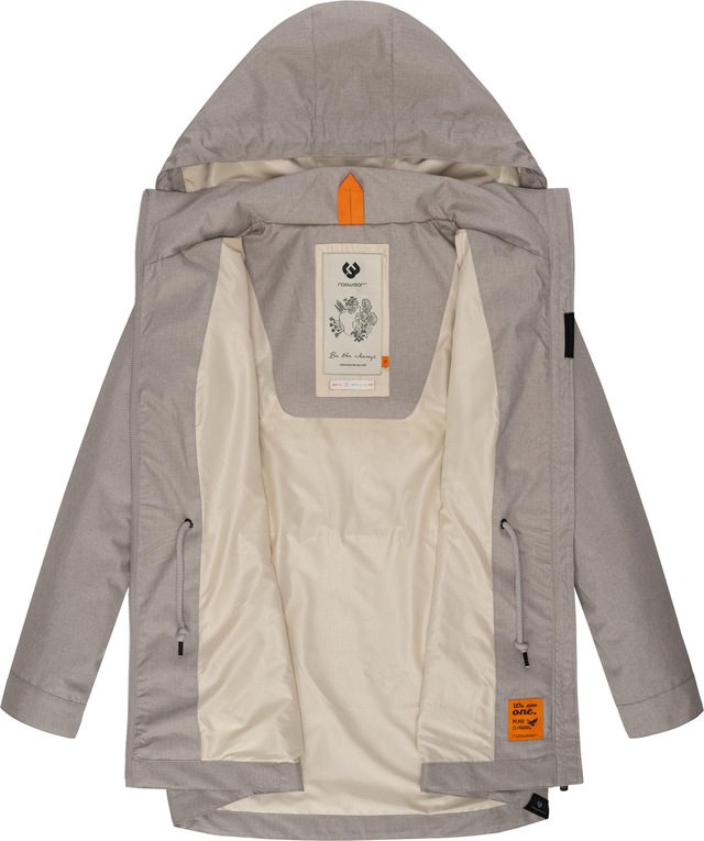 Ragwear Kurzmantel »Dakkota II« Wasserdichter Outdoormantel für die Übergangszeit