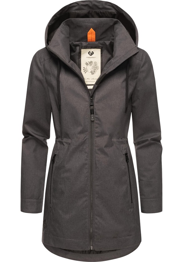 Ragwear Kurzmantel »Dakkota II« Wasserdichter Outdoormantel für die Übergangszeit