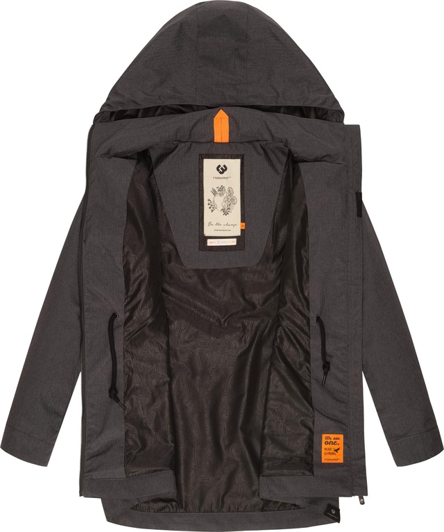 Ragwear Kurzmantel »Dakkota II« Wasserdichter Outdoormantel für die Übergangszeit