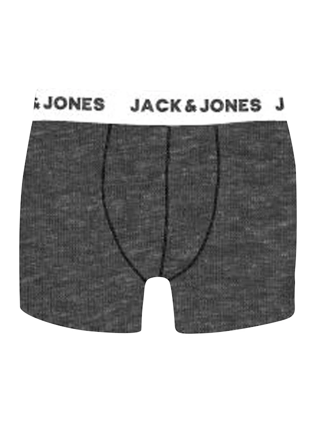 Jack & Jones Trunk »JACSOLID Stretchkomfort, elastisch, bequem mit sportlichem Look« Packung, 12 Stk. bedruckt, modisch, eng anliegend, Baumwollmischung, Bündchen