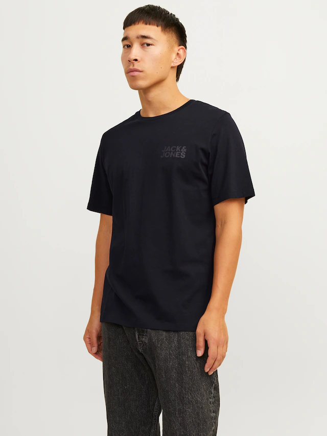 Jack & Jones PlusSize »JJECORP LOGO TEE SS O-NECK NOOS PLS« Baumwolle, regular fit