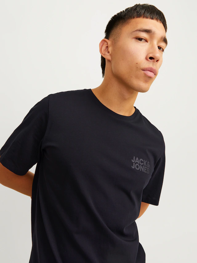Jack & Jones PlusSize »JJECORP LOGO TEE SS O-NECK NOOS PLS« Baumwolle, regular fit