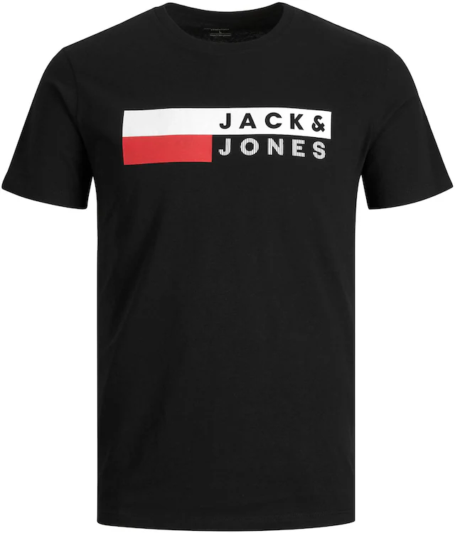 Jack & Jones PlusSize »JJECORP LOGO TEE SS O-NECK NOOS PLS« Baumwolle, regular fit