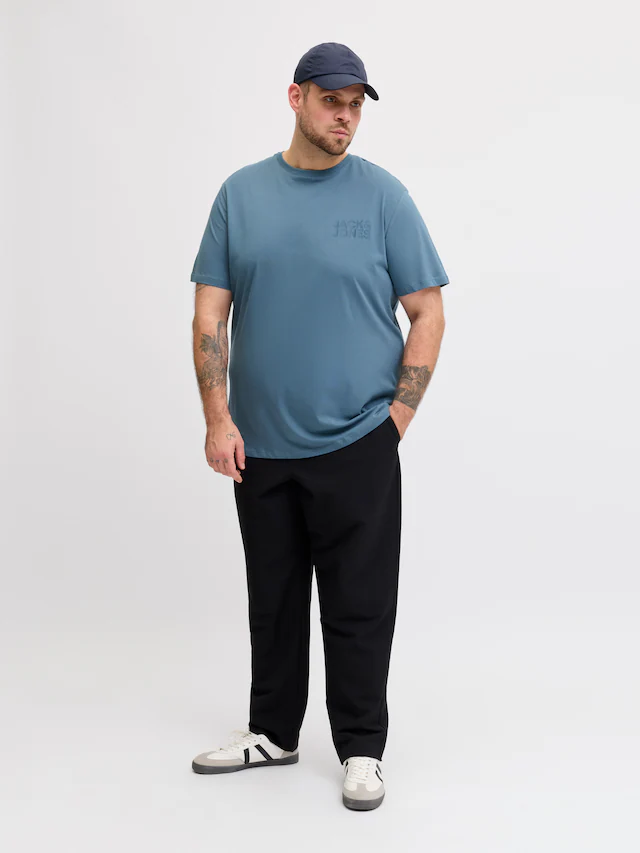 Jack & Jones PlusSize »JJECORP LOGO TEE SS O-NECK NOOS PLS« Baumwolle, regular fit