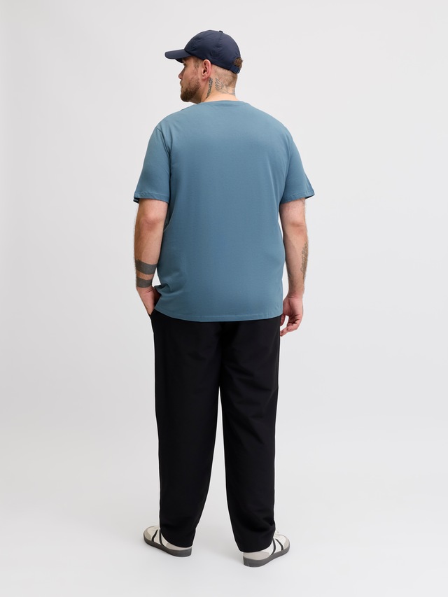 Jack & Jones PlusSize »JJECORP LOGO TEE SS O-NECK NOOS PLS« Baumwolle, regular fit