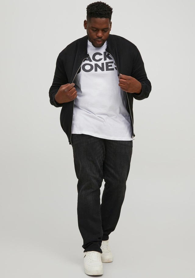 Jack & Jones PlusSize »JJECORP LOGO TEE SS O-NECK NOOS PLS« Baumwolle, regular fit