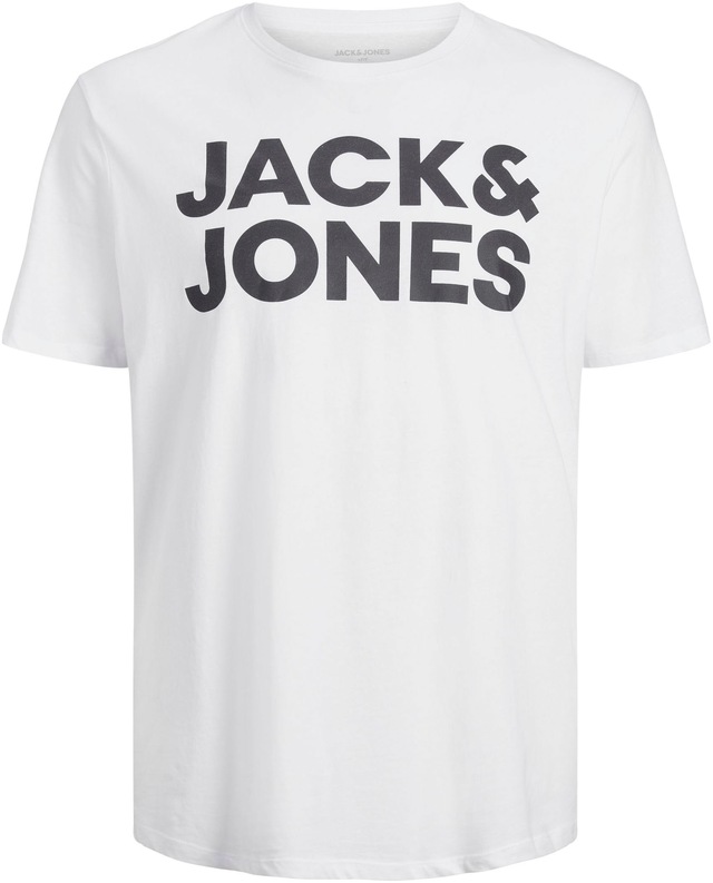Jack & Jones PlusSize »JJECORP LOGO TEE SS O-NECK NOOS PLS« Baumwolle, regular fit
