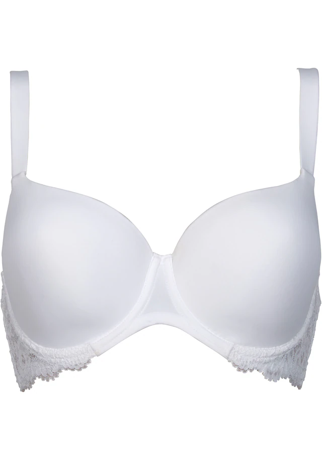 After Eden D-cup & up T-Shirt-BH »LIV« verstellbare Träger, mit Schale, mit Bügel, mit Spitze, feminin