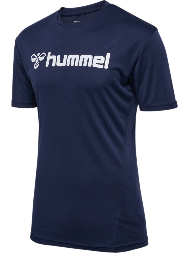hummel Trainingsshirt »hmlLOGO JERSEY S/S« mit Rundhalsausschnitt, Kurzarm-Design, schnell trocknend
