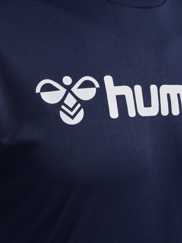 hummel Trainingsshirt »hmlLOGO JERSEY S/S« mit Rundhalsausschnitt, Kurzarm-Design, schnell trocknend