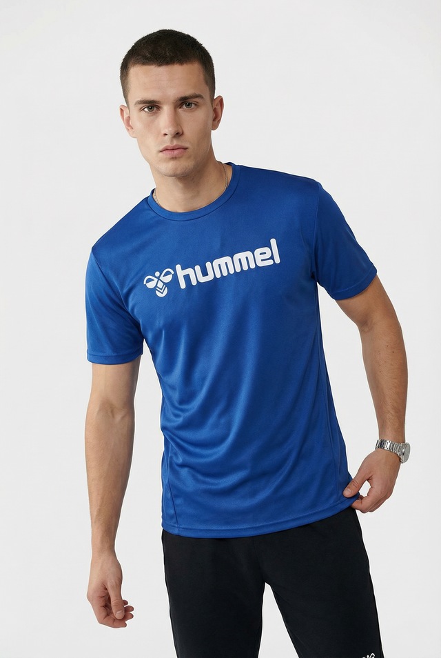 hummel Trainingsshirt »hmlLOGO JERSEY S/S« mit Rundhalsausschnitt, Kurzarm-Design, schnell trocknend