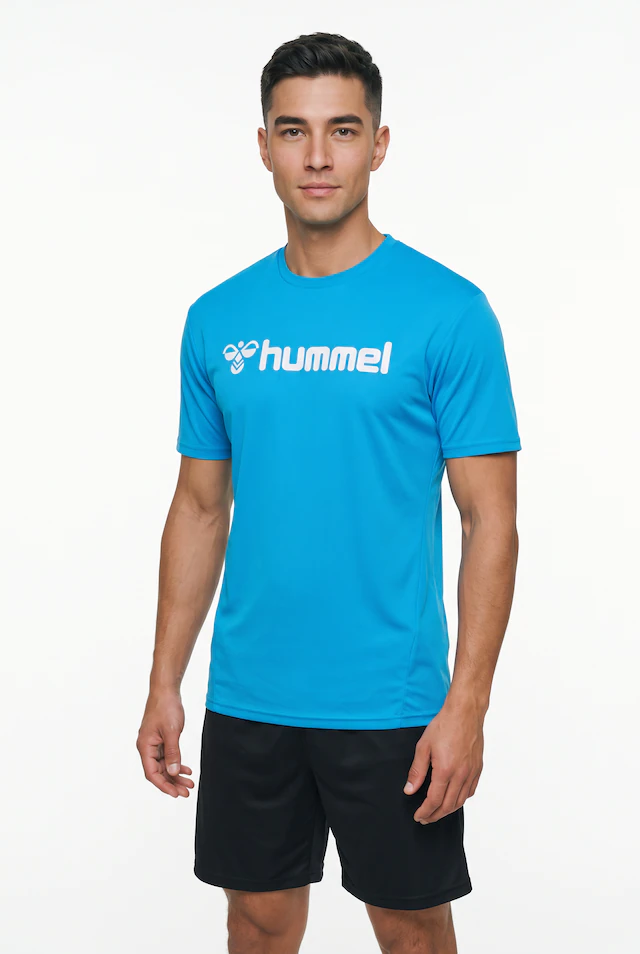 hummel Trainingsshirt »hmlLOGO JERSEY S/S« mit Rundhalsausschnitt, Kurzarm-Design, schnell trocknend