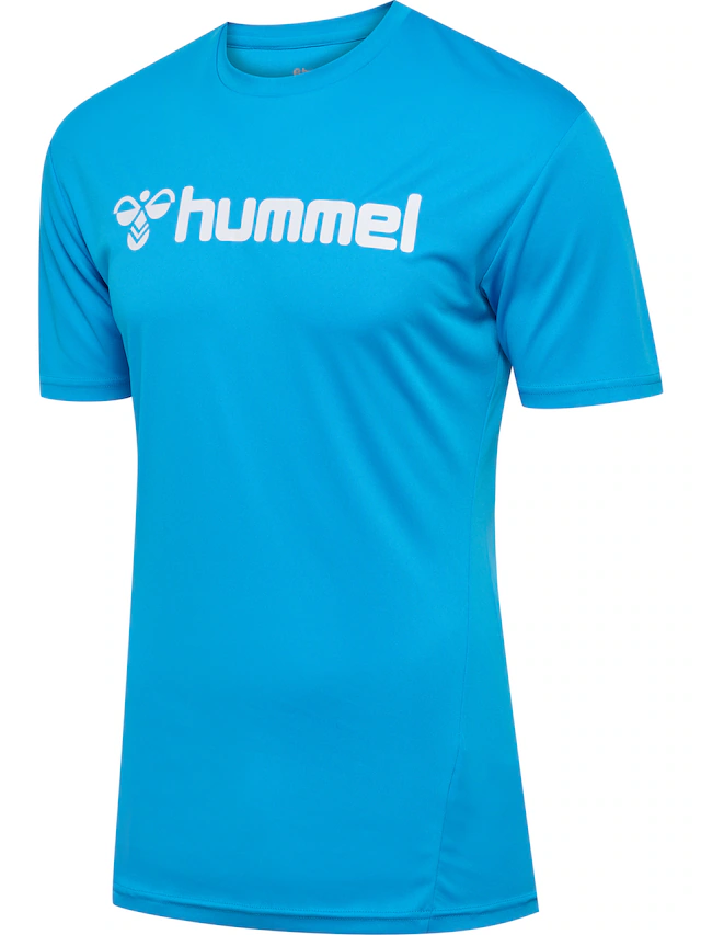 hummel Trainingsshirt »hmlLOGO JERSEY S/S« mit Rundhalsausschnitt, Kurzarm-Design, schnell trocknend