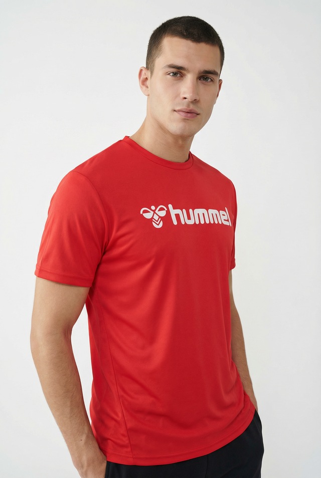 hummel Trainingsshirt »hmlLOGO JERSEY S/S« mit Rundhalsausschnitt, Kurzarm-Design, schnell trocknend