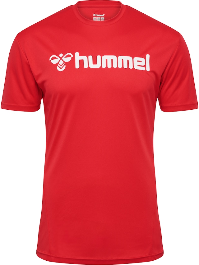 hummel Trainingsshirt »hmlLOGO JERSEY S/S« mit Rundhalsausschnitt, Kurzarm-Design, schnell trocknend