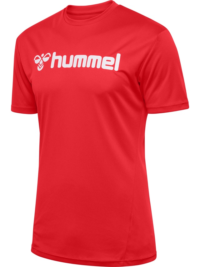 hummel Trainingsshirt »hmlLOGO JERSEY S/S« mit Rundhalsausschnitt, Kurzarm-Design, schnell trocknend