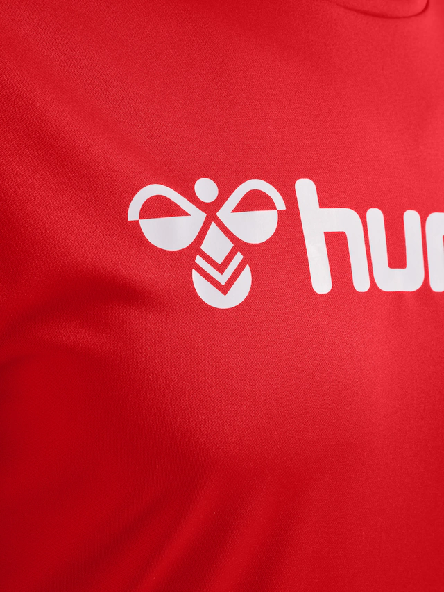 hummel Trainingsshirt »hmlLOGO JERSEY S/S« mit Rundhalsausschnitt, Kurzarm-Design, schnell trocknend