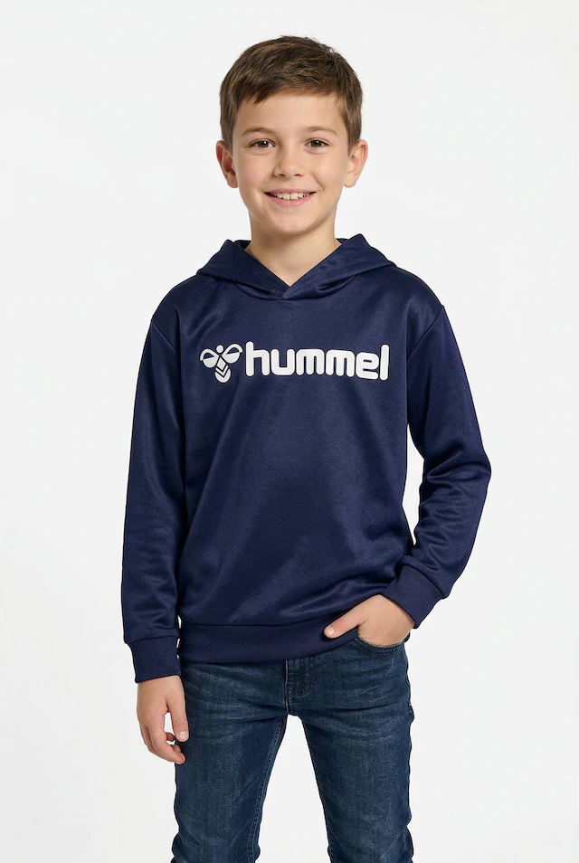 hummel Kapuzenshirt »HMLLOGO HOODIE KIDS« für Kinder, mit Kapuze, aus Polyester