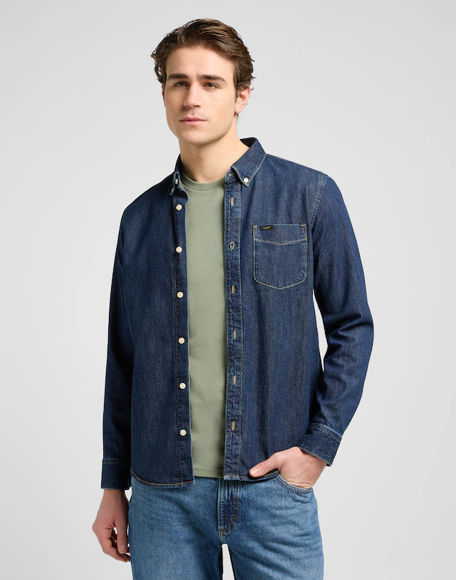 Lee® Jeanshemd »LEE BUTTON DOWN«