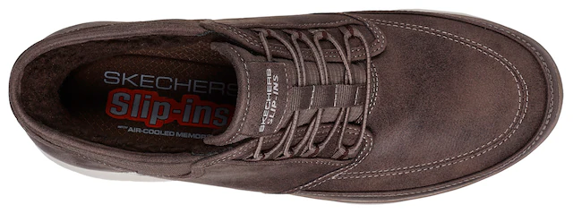 Skechers Slip-On Sneaker »SUMMITS« Schnürboots, Mid Cut Sneaker mit Hands Free Slip-Ins™