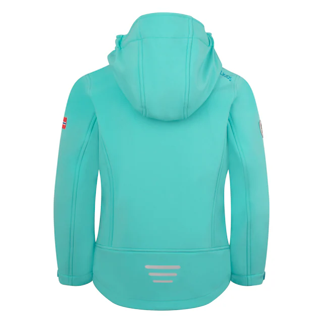 TROLLKIDS Softshelljacke »Girls Trollfjord Jacket« sportliche Softshelljacke, aus Kunstfaser, mit Reißverschluss