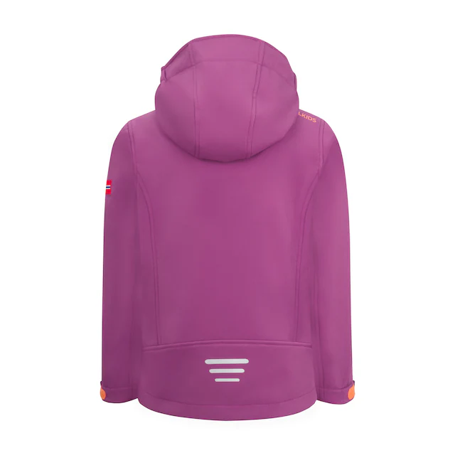 TROLLKIDS Softshelljacke »Girls Trollfjord Jacket« sportliche Softshelljacke, aus Kunstfaser, mit Reißverschluss