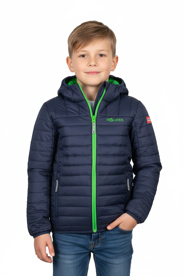 TROLLKIDS Outdoorjacke »Kids Eikefjord Jacket« atmungsaktiv, wasserabweisend, windabweisend, Langarm, normale Länge