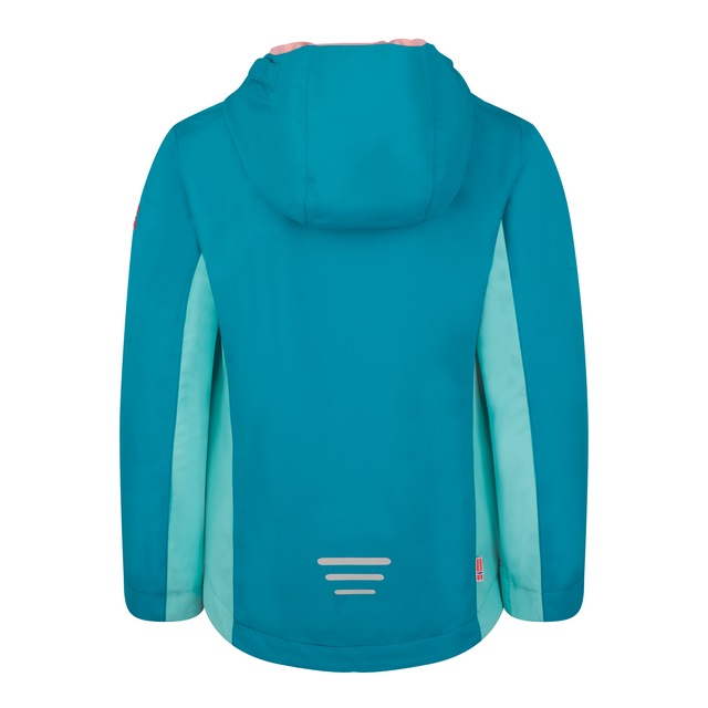 TROLLKIDS Regenjacke »Kids Telemark Jacket« mit angeschnittener, verstellbarer Kapuze, wasserdicht, winddicht