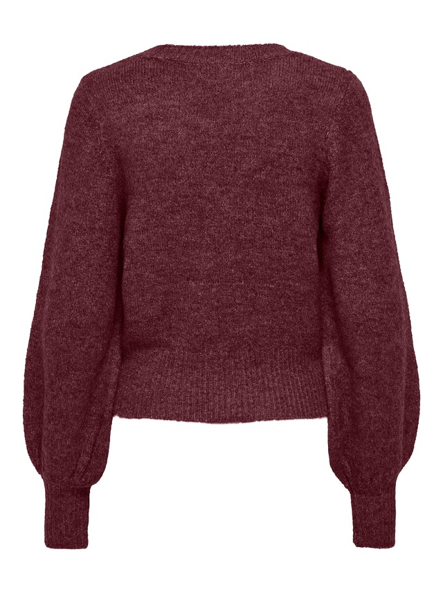 ONLY Strickpullover »ONLELSA L/S PULLOVER KNT NOOS« Materialmix, regular fit