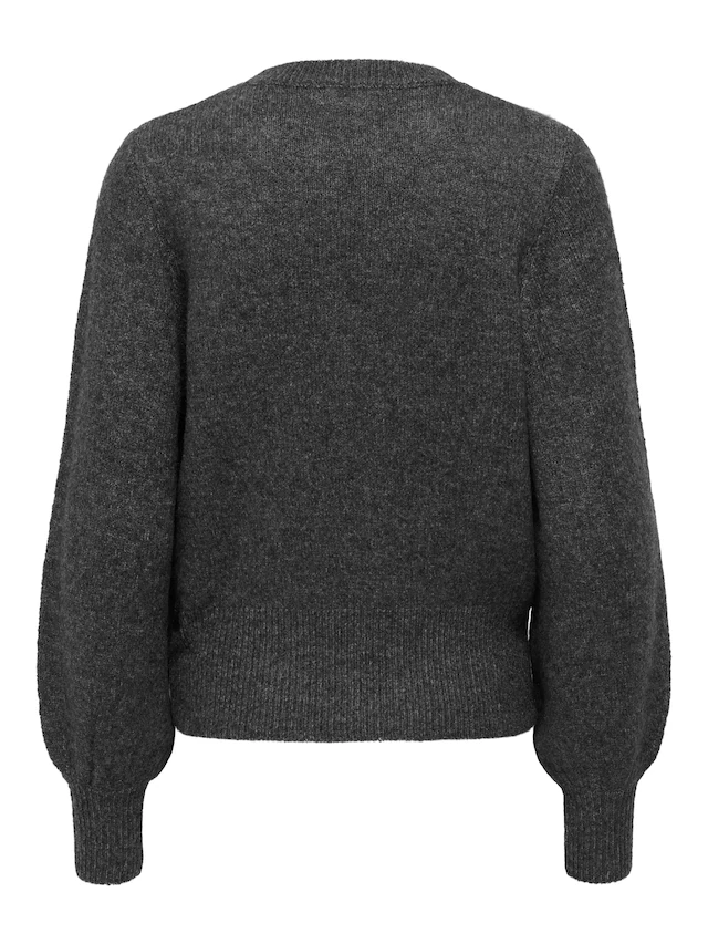ONLY Strickpullover »ONLELSA L/S PULLOVER KNT NOOS« Materialmix, regular fit
