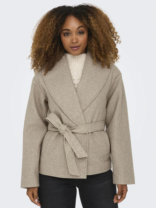 ONLY Kurzmantel »ONLAUGUSTA LIFE SHORT COAT OTW« Kunstfaser