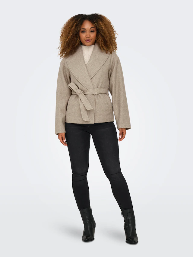 ONLY Kurzmantel »ONLAUGUSTA LIFE SHORT COAT OTW« Kunstfaser