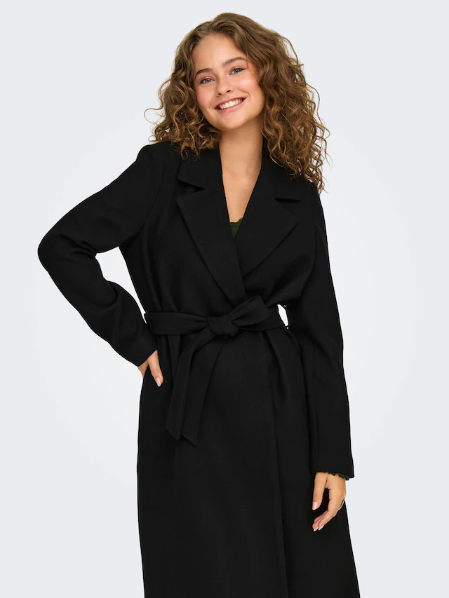 ONLY Langmantel »ONLALVILDA LIFE WRAP COAT OTW« Kunstfaser