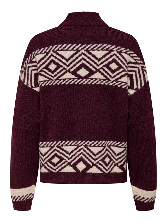 ONLY Stehkragenpullover »ONLVICTORIA L/S PULLOVER KNT NOOS«