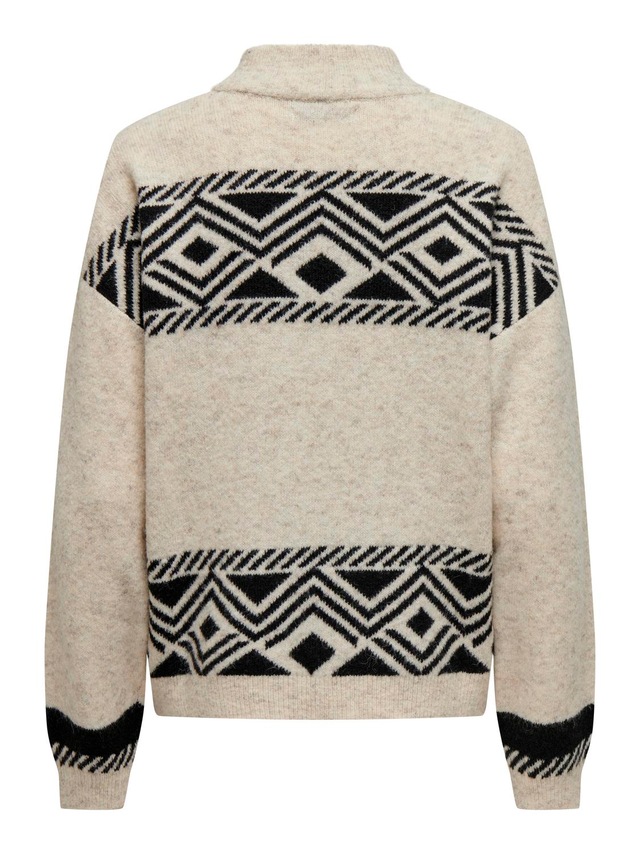 ONLY Stehkragenpullover »ONLVICTORIA L/S PULLOVER KNT NOOS«