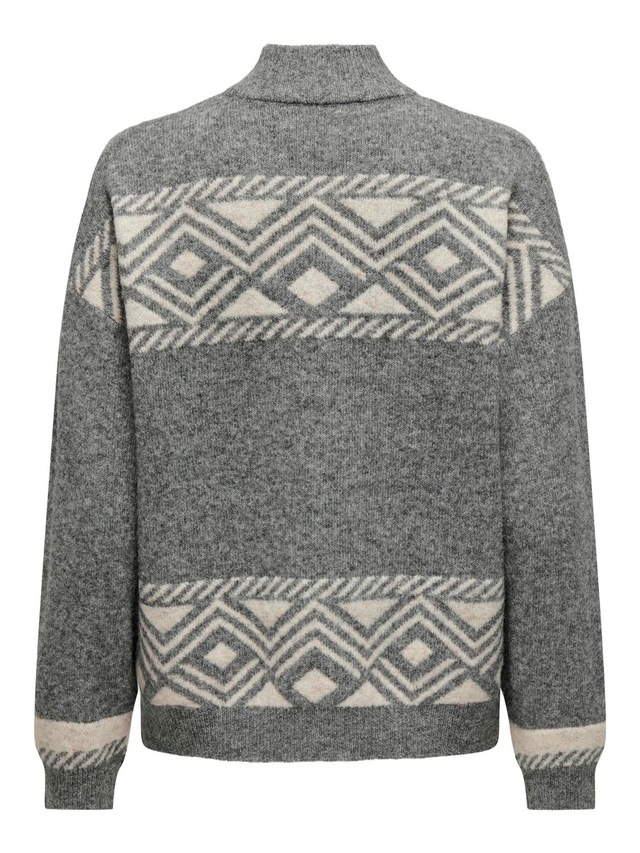 ONLY Stehkragenpullover »ONLVICTORIA L/S PULLOVER KNT NOOS«